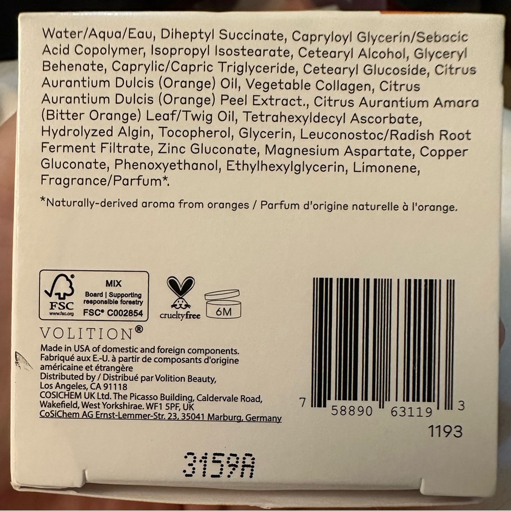 New! Volition Neroli Complete creme 50ml - Picture 6 of 15
